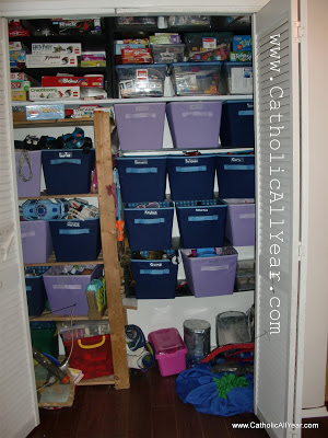 A Well-Organized Toy Closet: Setting Kids Up for Success