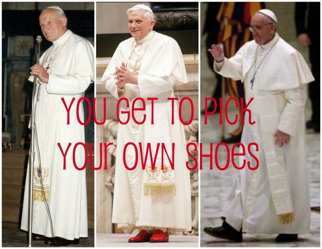 Sandet lommetørklæde omfattende You Get to Pick Your Own Shoes: 7 Quick Takes V - Catholic All Year