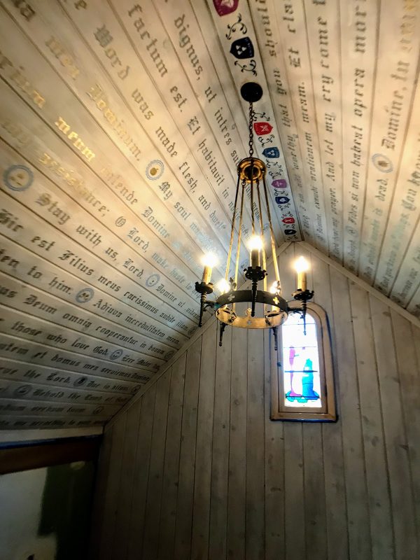 Our In-Progress At Home Painted Chapel, aka how I spent my summer vacation