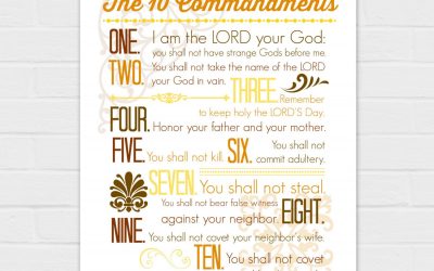 The Ten Commandments {digital download}