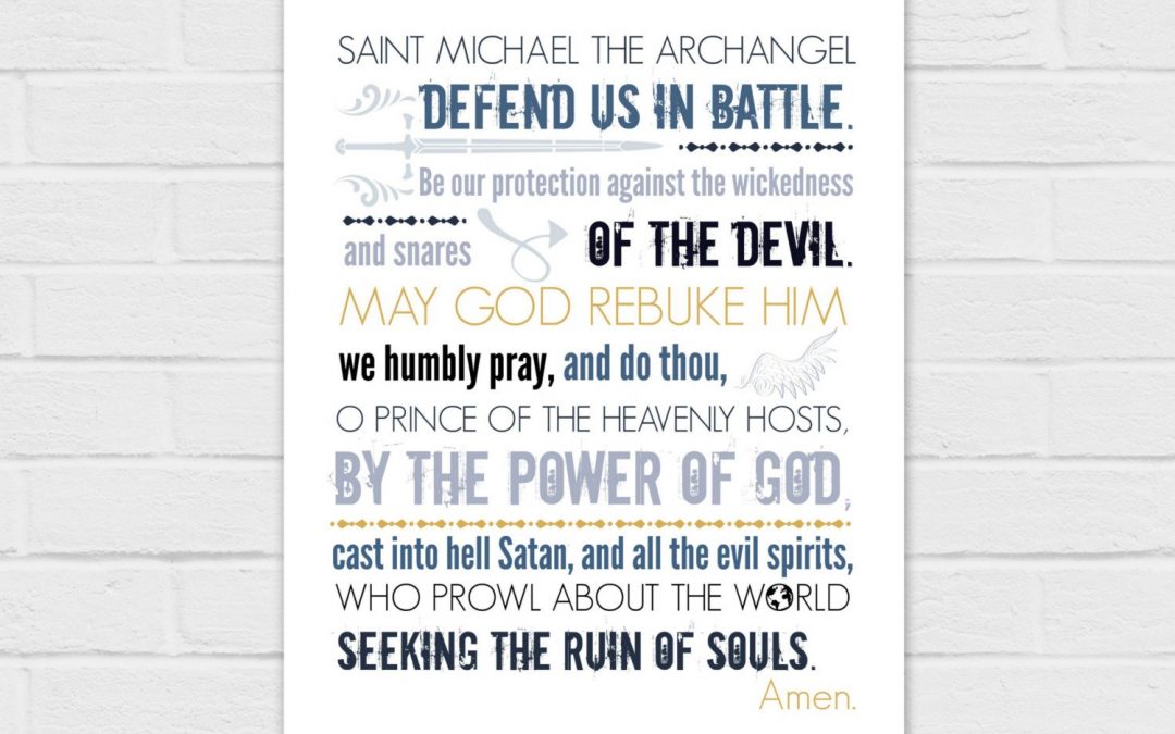 St. Michael Prayer {digital download}