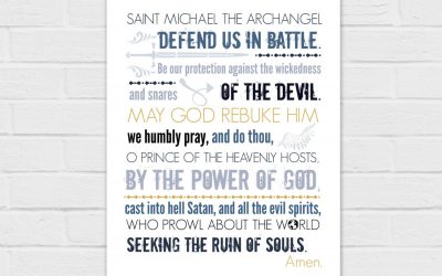 St. Michael Prayer {digital download}