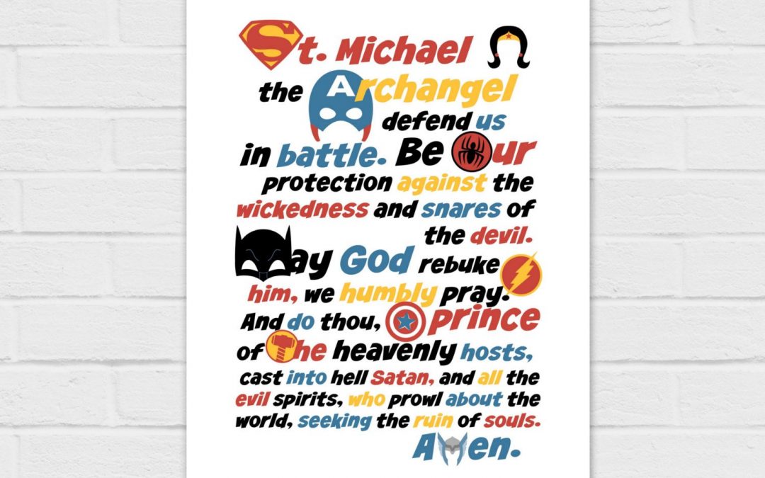 Superhero St. Michael Prayer {digital download}