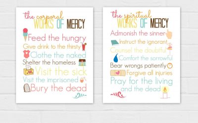 Corporal and Spiritual Works of Mercy Set 8x10s {digital download}