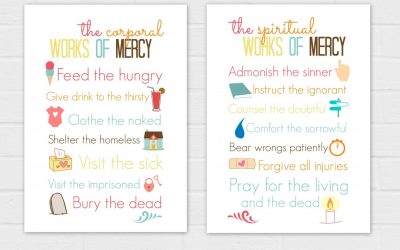Corporal and Spiritual Works of Mercy Sets 5x7s {digital download}
