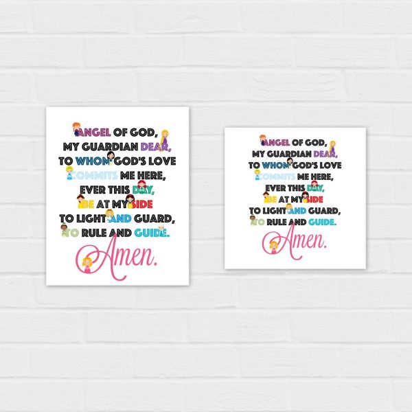 8x10 and square Disney Princess Guardian Angel Prayer {digital download ...