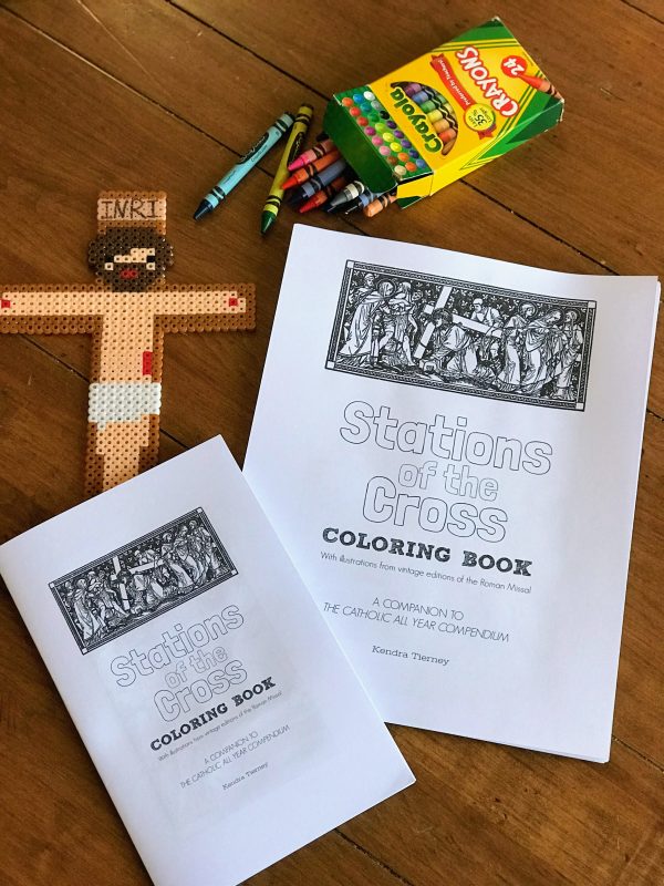 Stations of the Cross Printable Coloring Book/Coloring Pages for Adults and Kids