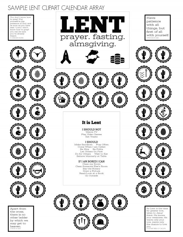 The Printable Lent DIY Bundle Catholic All Year