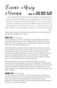 Divine Mercy Novena Printable Booklet - Catholic All Year