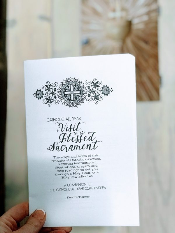 A Visit to the Blessed Sacrament Printable Booklet