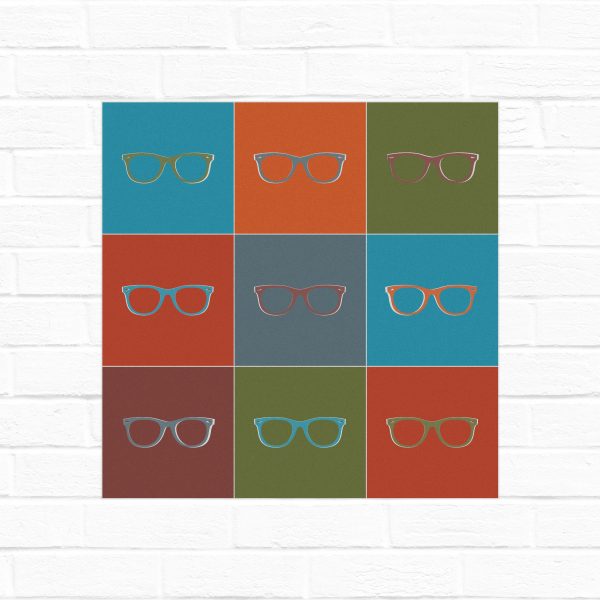 St. Josemaria Pop Art Glasses in 8×10 and SQUARE {digital download}