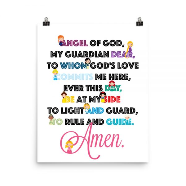 Disney Princess Guardian Angel Prayer – Poster