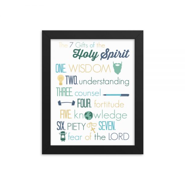The Gifts of the Spirit – Framed Poster