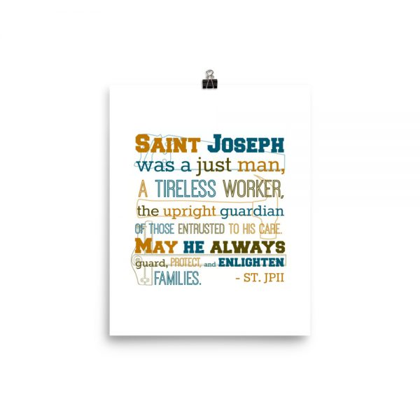 St. Joseph Was a Just Man – Poster