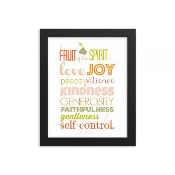 The Fruit of the Spirit – Framed Poster
