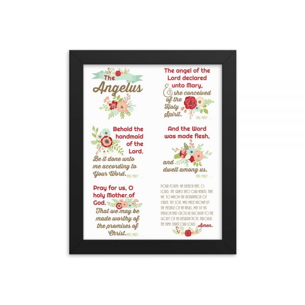 The Angelus Floral – Framed Poster