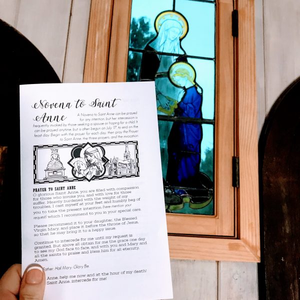 Novena to Saint Anne Printable Booklet