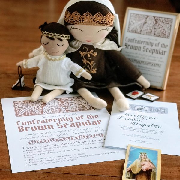 Investiture with the Brown Scapular Printable Booklet and Keepsake