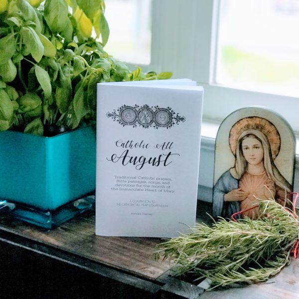 Catholic All August Printable Booklet of Prayers, Blessings & Bible Readings {Digital Download}