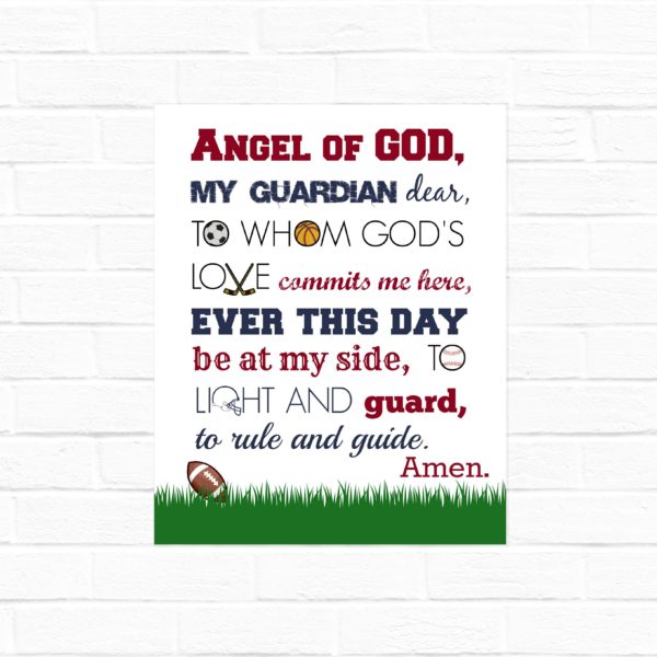 Sports Guardian Angel Prayer {digital download} (Copy)