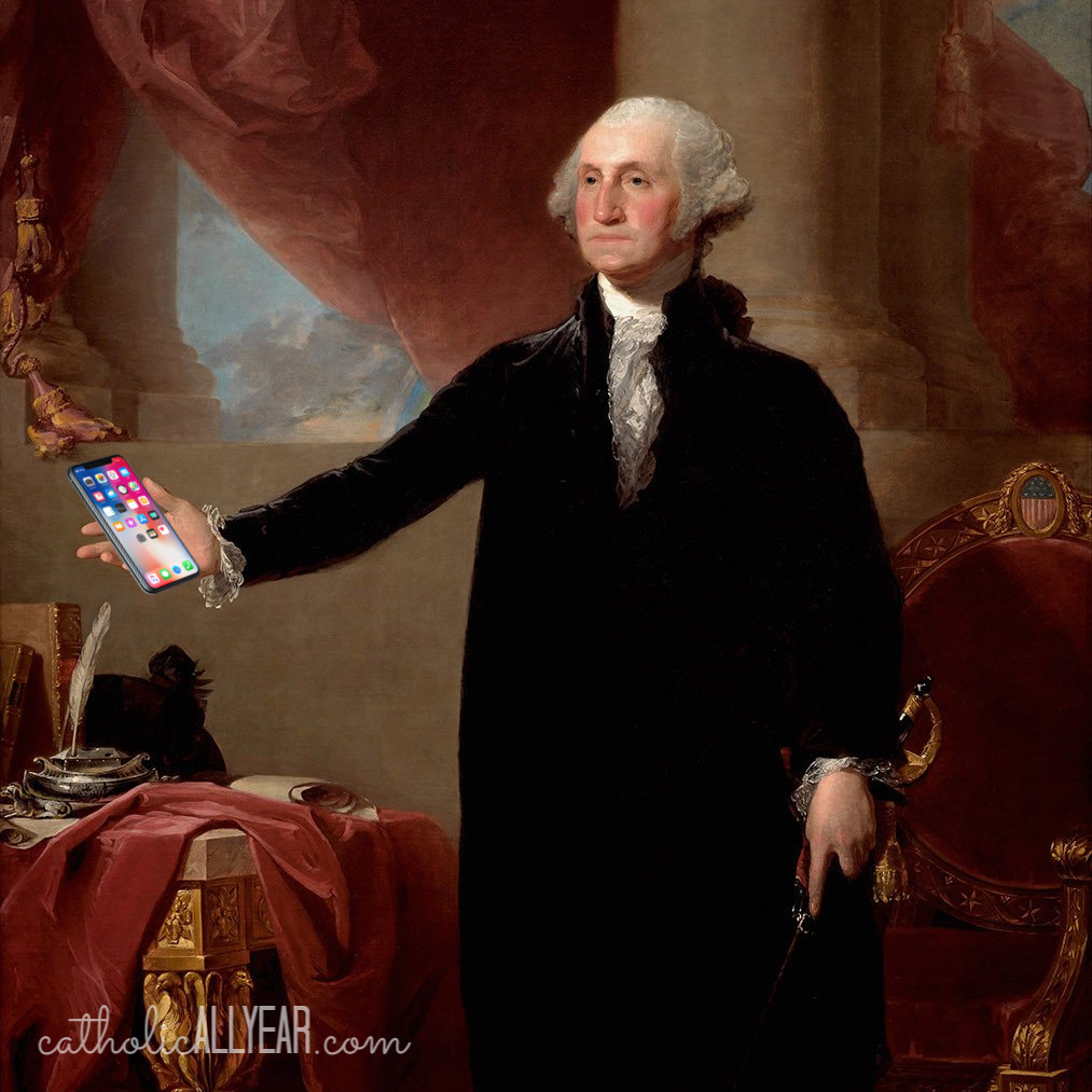 George Washington’s Rules for Mannerly Cell Phone Use in Company and Around One’s Children