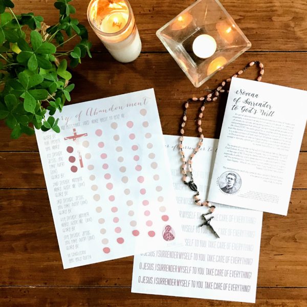 Prayers of Surrender and Abandonment to God’s Will Set {digital download}