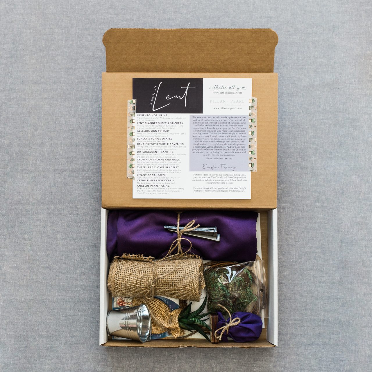 Liturgical Year Subscription Boxes, Meal Planner Catholic Mom Bundle ...