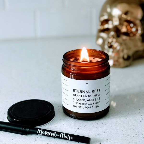 Write-On Eternal Rest Candle