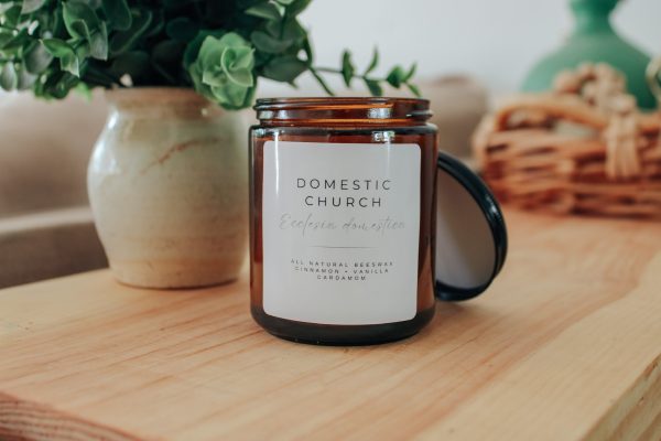 Ecclesia Domestica: Domestic Church Beeswax Candle