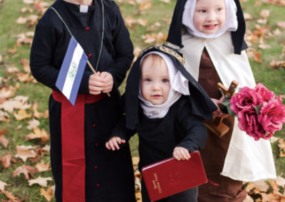 Saint Oscar Romero, Saint Therese, and Saint Bridget of Sweden