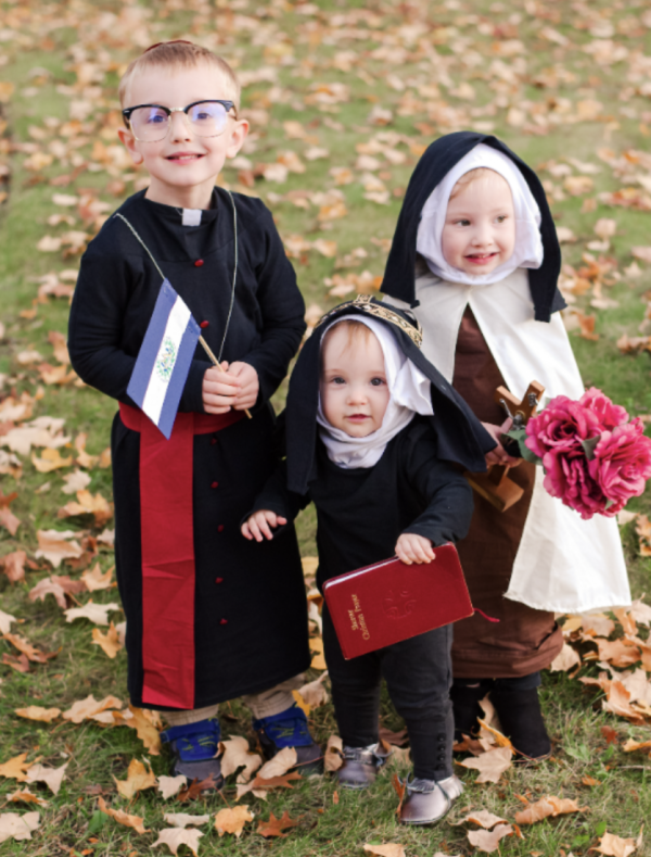 Saint Oscar Romero, Saint Therese, and Saint Bridget of Sweden