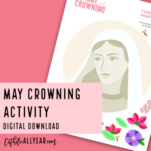 Printable May Crowning Activity {Digital Download}