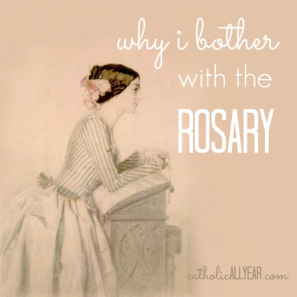 Why I Bother With the Rosary {October Giveaway Series}