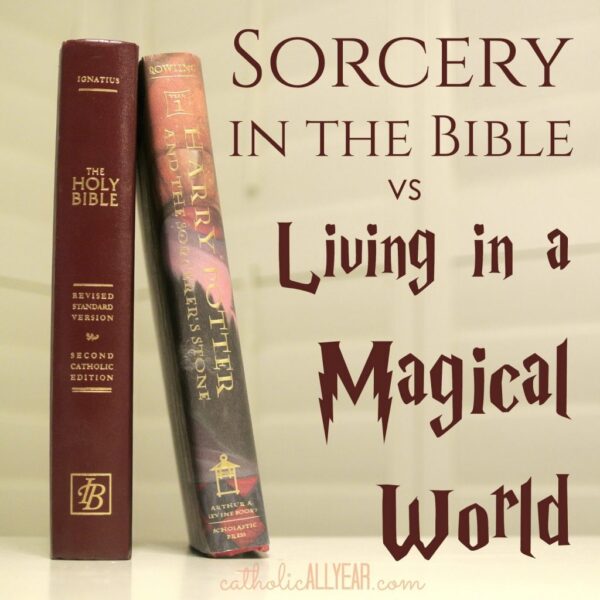 To the Harry Potter Finger-Waggers: Sorcery in the Bible vs Living in aMagical World