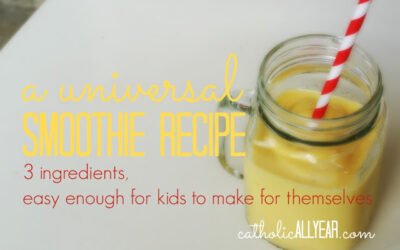 Kids Cook for Themselves: A Universal Smoothie Recipe