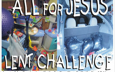 Lent Challenge to Myself and You (There Will Be Prizes)